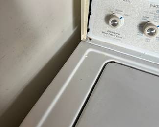 H16 - $75. Kenmore Top Load Washing Machine Model 110. Works as it should! Back control plate has been pushed in a bit but does not affect function at all. 