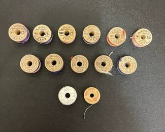 H50 - $35. Vintage Sewing Supplies & Scraps. 