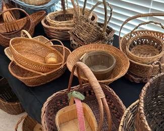H11 - $50 takes the LOT of 32+ baskets. If they don't sell as a lot they will be priced individually for $1-$2 each at the sale. 