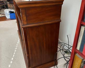 H1 - $150. Classic Flame Electric Fireplace. Model 28EF024GRS. Measures 55" x 18" deep x 37.5" tall. Doubles as Entertainment Stand / TV Stand. Works and has remote!