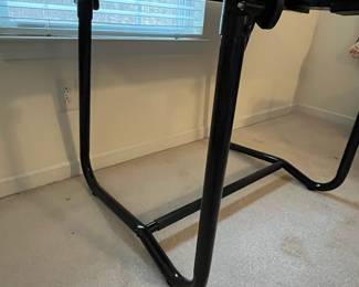 H64 - $40. Adjustable Desk used for painting & crafts. Measures 42" x 31" x 31" tall. 