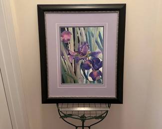 H21 - $60. Original Watercolor Painting. Measures 22" x 25.5" framed. 