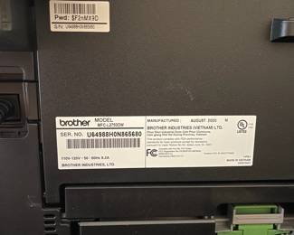 H90 - $80. Brother Printer/Scanner. Model MFC-L2750DW. 