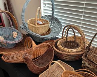 H11 - $50 takes the LOT of 32+ baskets. If they don't sell as a lot they will be priced individually for $1-$2 each at the sale. 