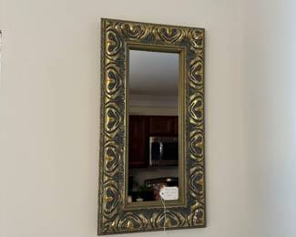 H5 - $15. Wall Mirror can be hung either direction. Measures 11.25" x 21.25". 