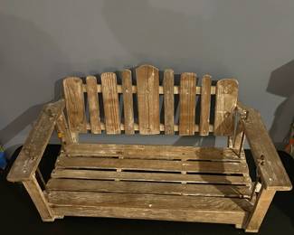 H86 - $30. Childs Sized Porch Swing. Measures 32" x 15" x 16". 