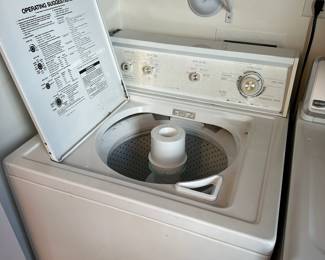 H16 - $75. Kenmore Top Load Washing Machine Model 110. Works as it should! Back control plate has been pushed in a bit but does not affect function at all. 