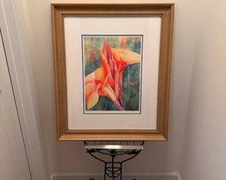 H20 - $60. Signed & numbered print by Marcy Lansman. Measures 25" x 29" framed. (Hillsborough, NC artist)