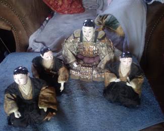 Antique asain dolls collection