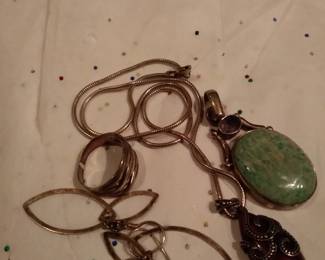 Sterling silver jewelry plus many more photos to come