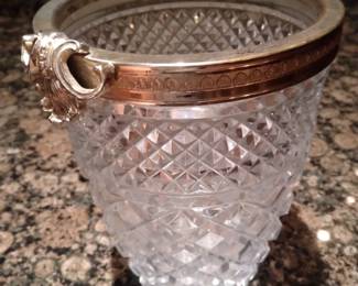 Silverplate ice bucket