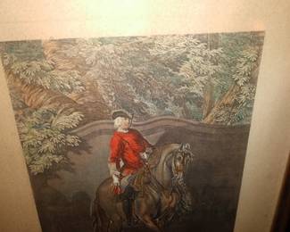 Antique vintage litho