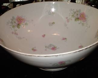 Limoges large punch bowl