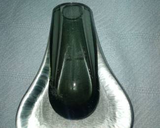 Mcm modern glass vase