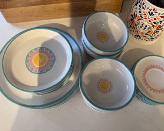 DANSK - COSTA DEL SOL DISH SET