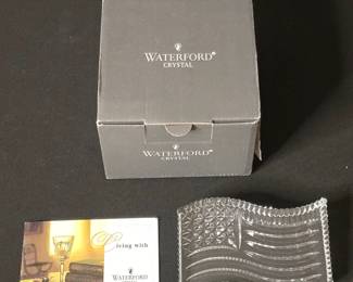 Waterford Crystal American Flag Paperweight