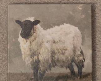 Oil Painting of a Sheep