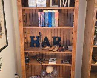 Country Pine Bookcase with Drawer