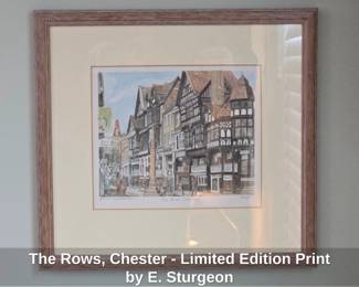The Rows, Chester Limited Edition Print by E. Sturgeon