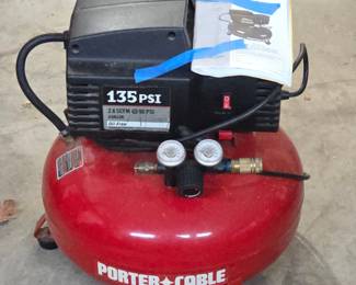 Porter Cable C2002 6  Gallon Oil Free Pancake Air Compressor