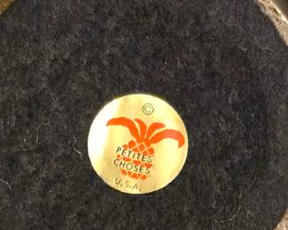 Petites Choses USA Glass Vase with Brass Ribbon Accent