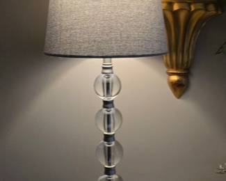 Safavieh Liam Stacked Crystal Ball Table Lamp