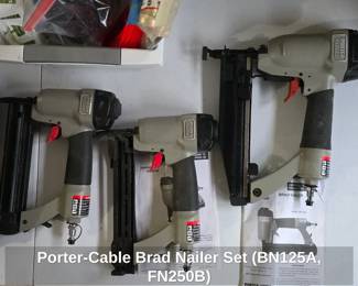 Porter Cable Brad & Finishing Nailer Set (BN125A, FN250B)