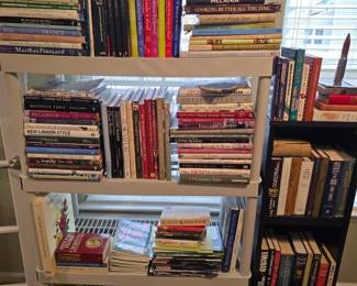 Collection of Books on Cooking, Decorating, History, and Biography