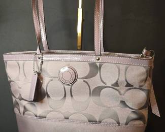 Coach Signature C Jacquard Tote Bag F19046