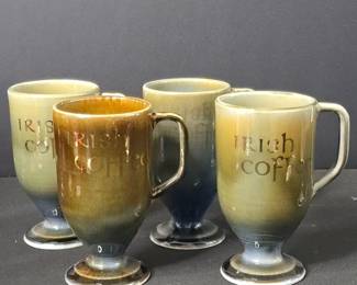 Vintage Wade Irish Porcelain Irish Coffee Mugs Set of 4