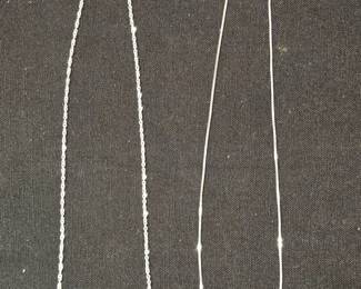 Two Sterling Silver Chains from Italy