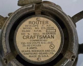 Craftsman 1 HP Router