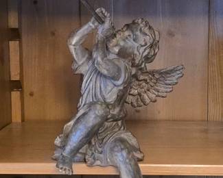 Vintage Chrisdon Cherub Angel Sculpture
