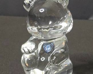 Fenton Glass Birthstone Bear Figurine