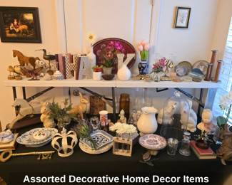 Assorted Decorative Home Decor Items