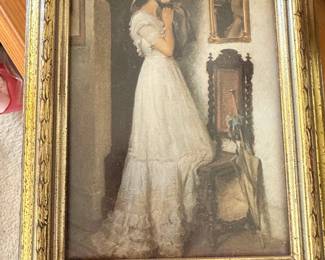 The New Hat by William Merritt Chase Print