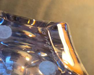 Vintage Orrefors Crystal 6 Point Tulip Vase