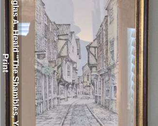 Douglas A. Heald The Shambles, York Print