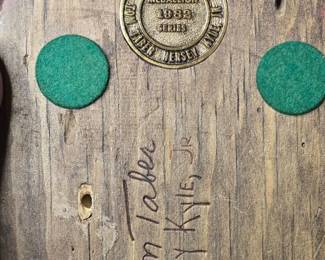 Tom Taber Hersey Kyle Jr. Signed Woodendare 1982 Series Wood Duck Decoys