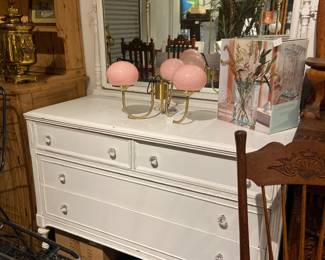 Dresser with mirror