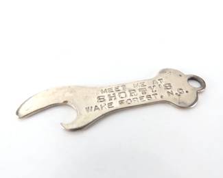 Vintage Rare Shorty's Hot Dogs Advertising Bottle Opener Circa Mid 1940's