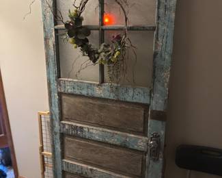 Vintage door decor