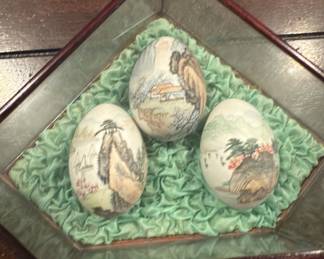 Japanese hand painted eggs