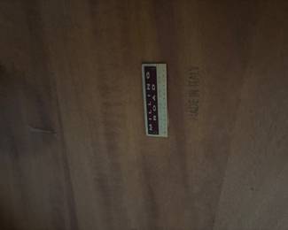 Empire/Biedermeier style side table 30" D x 28"H Milling Road From Baker