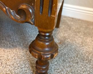 Art Deco Waterfall Dresser 47” High x 16” deep x 37” 3 large drawers 4 small valet drawers on top.  See pics for ware. 