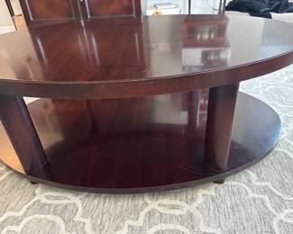 Oval Coffee Table The Barbara Barry Collection by Baker 54" X 36" x 18"