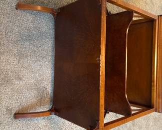 House of Rho Italian Neoclassical style three tiered side table 24" x 15" x 29"