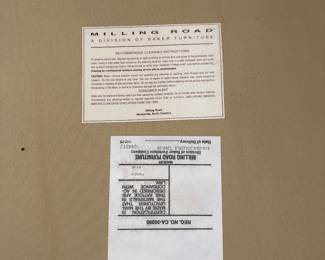 Milling Road Tweed High Back Arm Chair 29 x 31”