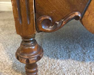 Art Deco Waterfall Dresser 47” High x 16” deep x 37” 3 large drawers 4 small valet drawers on top.  See pics for ware. 