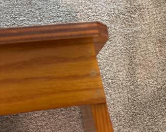 Solid wood Step stool 11" H x 18L x 12W"